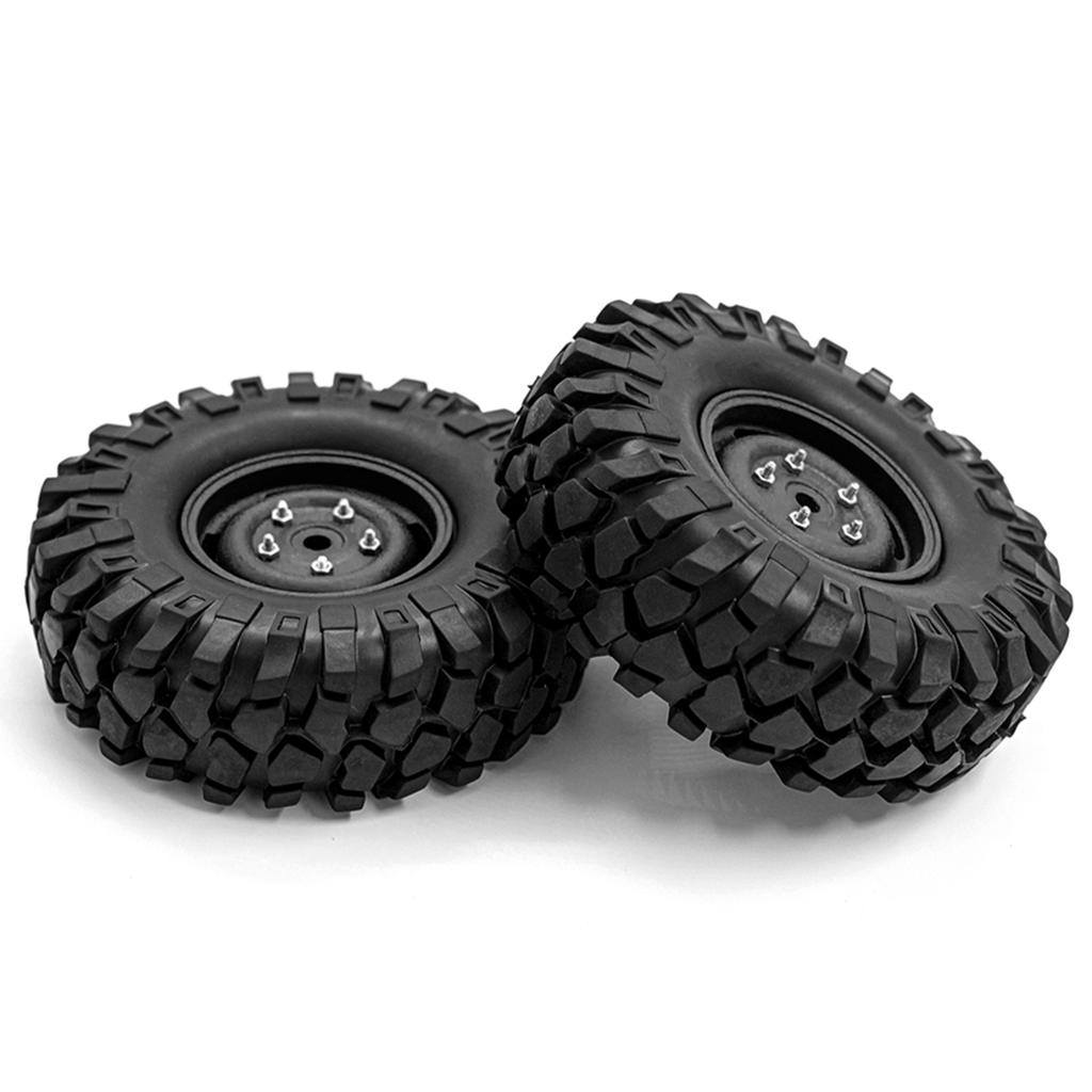 RC Crawler Rubber Tires RC Car Tires with Wheel Rims Replacement for 1 10 Traxxas TRX 4  Axial SCX10 90046 90047 CC10