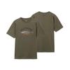 Organic Cotton Graphic Khaki WS [Shimano] T-Shirt, SH-003V