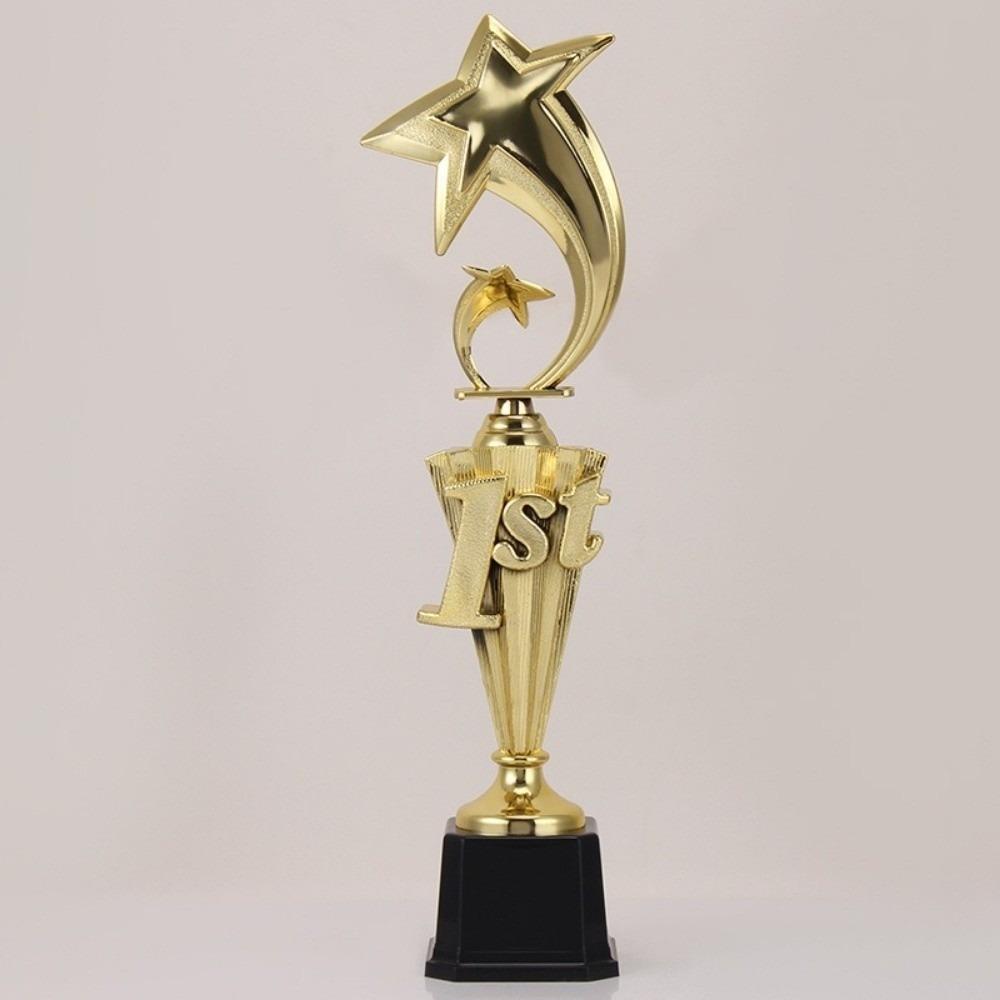 Large Star Trophy Award Plastic Prize Cup Creative Winner Cups  For Team Sport Competition