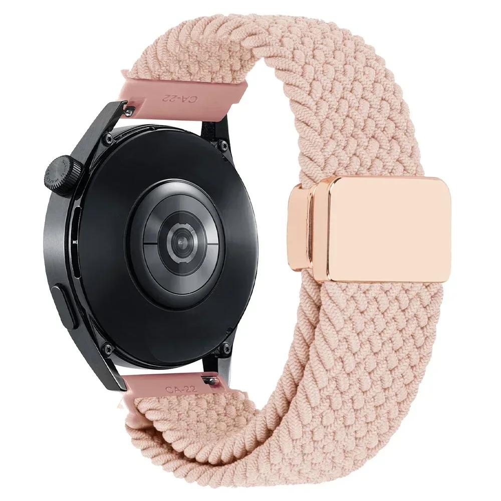 Nylon Stretch Armband für Samsung Galaxy Watch3 7 6 5 4 44mm 40mm 5 pro 45mm Sportarmband Galaxy Watch6 Classic 47mm 43mm Bänder
