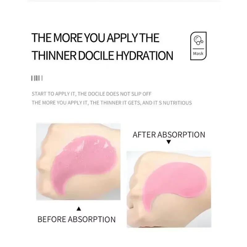 Cherry Blossom Extract Eye Mask Anti-Wrinkle Eye Patches Fade Fine Line Remove Dark Circle Bag Anti-Puffiness Moisturizing Brighten Skin Care