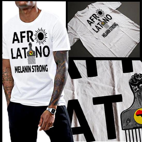 

Afro Latino Melanin Strong Afro Pick T-Shirt Afro Puerto Rican Afro Dominican 4XL