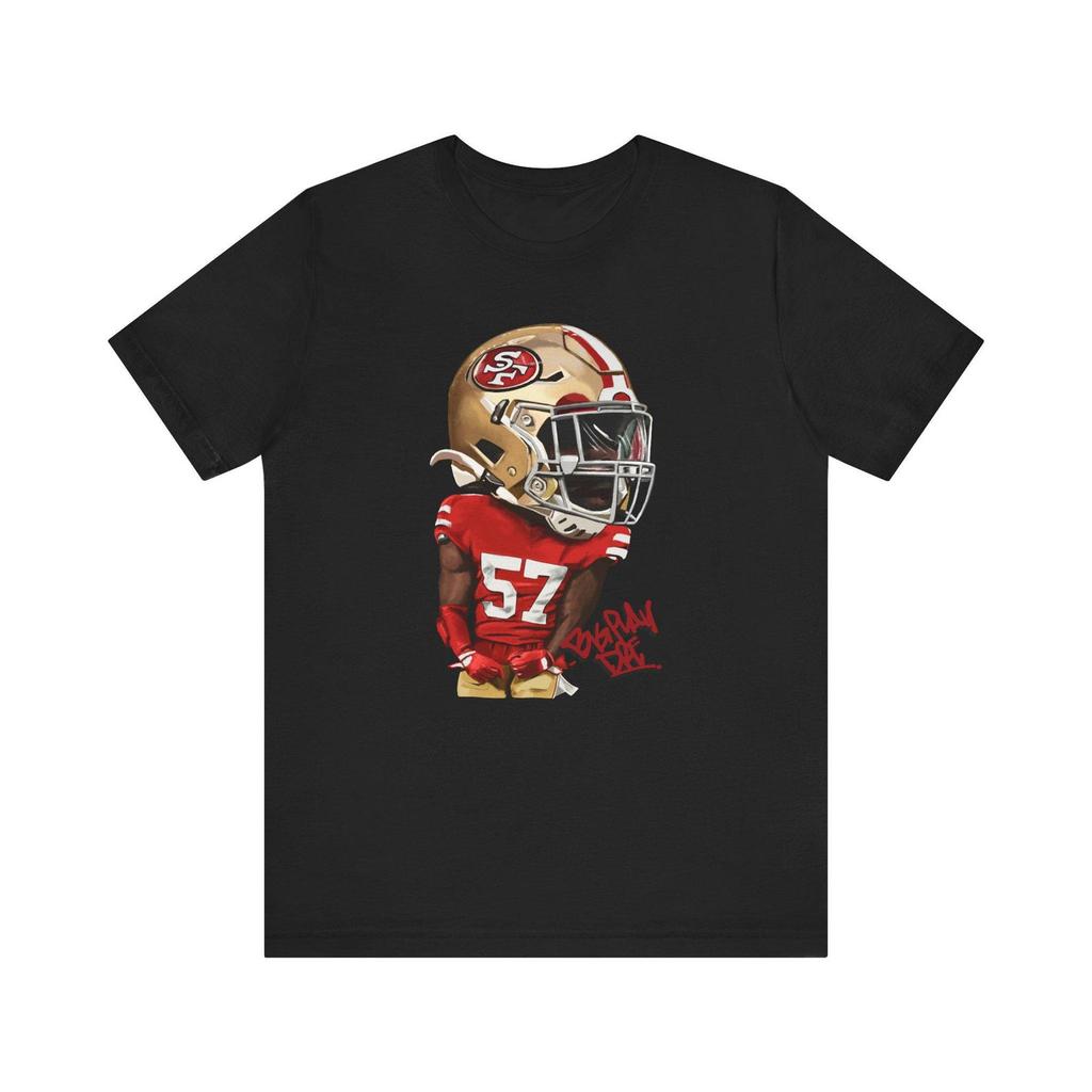 Exclusive San Francisco 49ers Dre Greenlaw (Big Play Dre) Adult Unisex Jersey Short Sleeve Tee