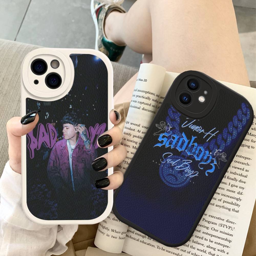 Junior H SAD BOYZ 4 LIFE Phone Case Hard Leather For IPhone 16 15 14 13 12 Mini 11 14 Pro Max Xs X Xr 7 8 Plus Fundas