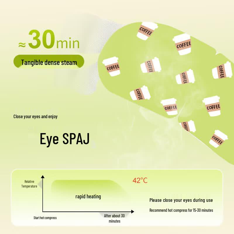 Haichang Relaxing Steam Eye Mask 10-Pack