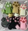 10mm Cute Paw Dust-Proof Silicone Straw Toppers Food Grade Material Straw Cover for Tumbler Cup Animal Cat Dog Lovers Gift
