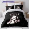 Adele Pattern Bedding,Quilt Set Quilt Cover Pillowcase Home Birthday Gift(1 * duvet cover + 2 * pillowcase, without core)