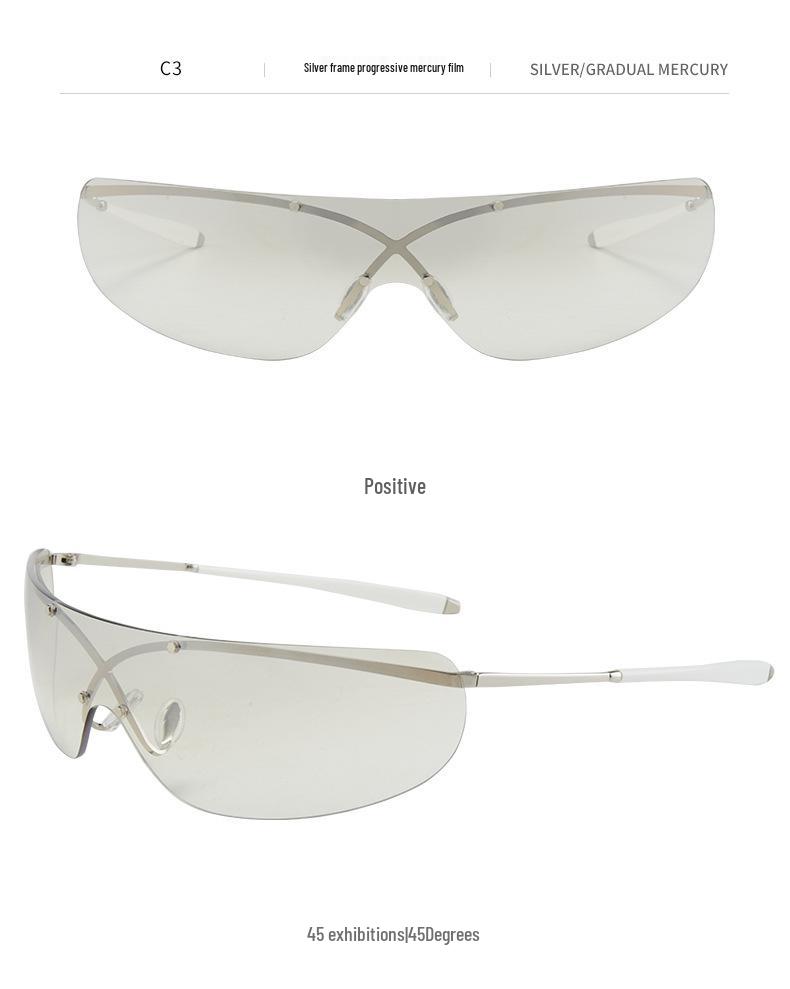 Women's Y2K High-End Flame Sunglasses - Trendy, Windproof, and Stylish