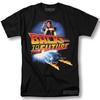 Back To The Future Shirt Delorean Classic Movie Poster Graphic Design T-Shirt