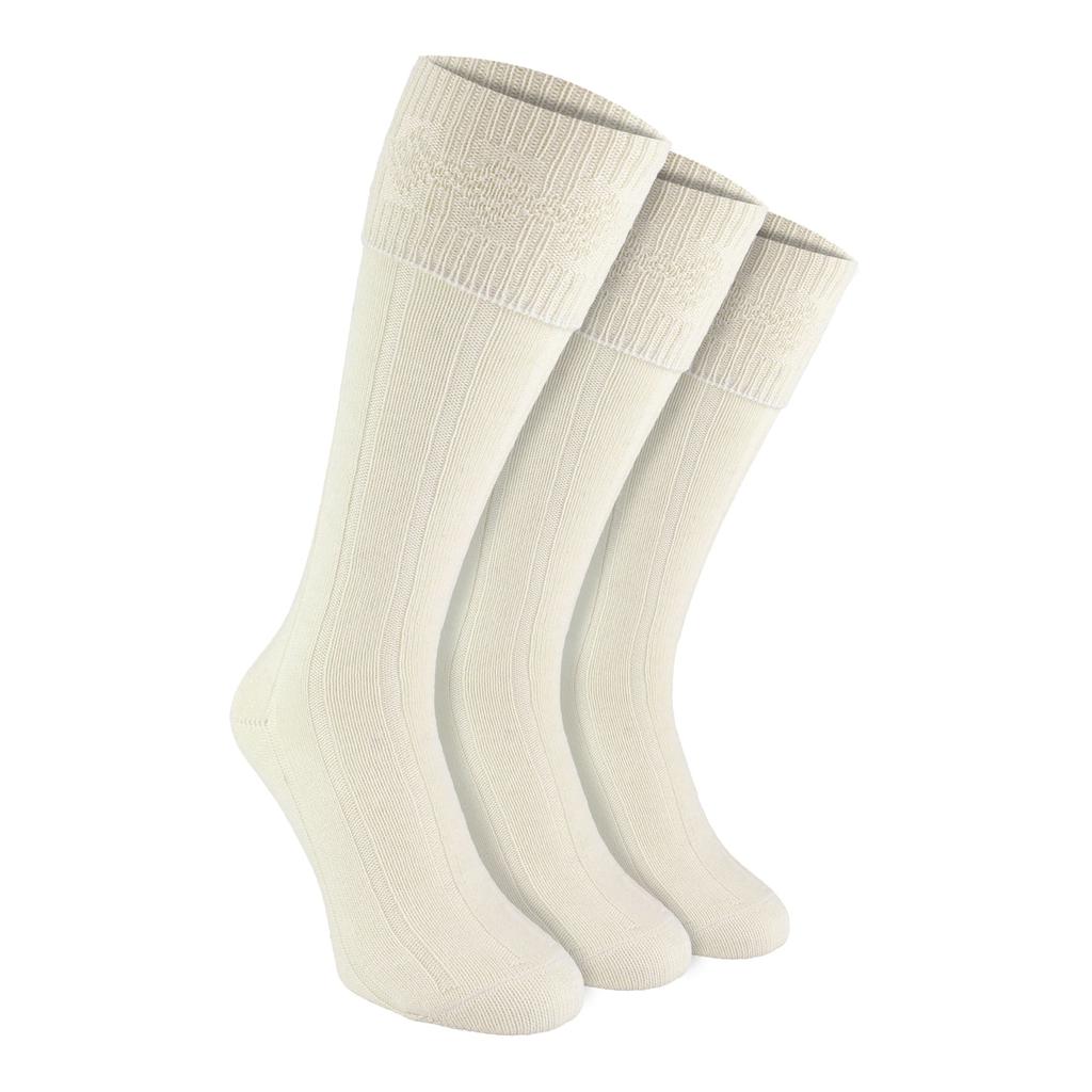 Sock Snob - 3 Paires Chaussettes Kilt Homme Laine Hautes Côtelées