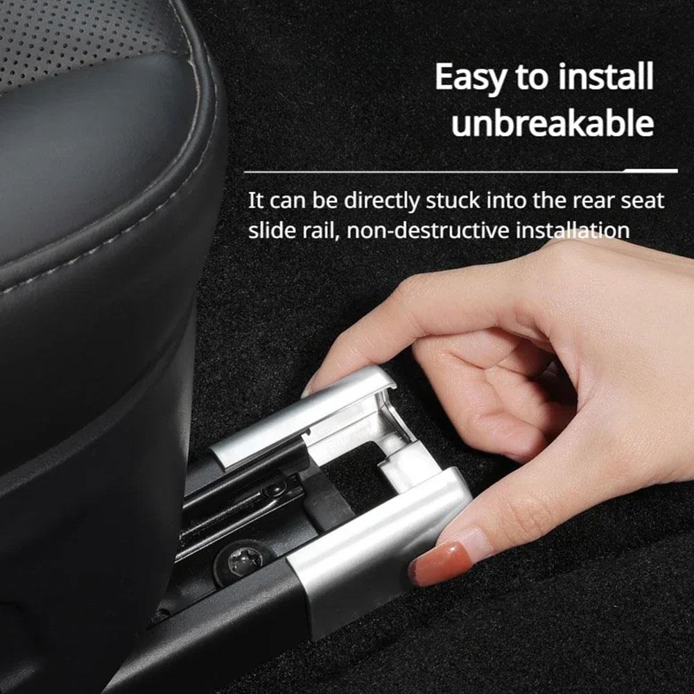 For Tesla New  Highland 2024 Seat Anti-kick Protective Cover Seat Rail Anti-kick Plug Car Interior Accessories 1/4/8pcs