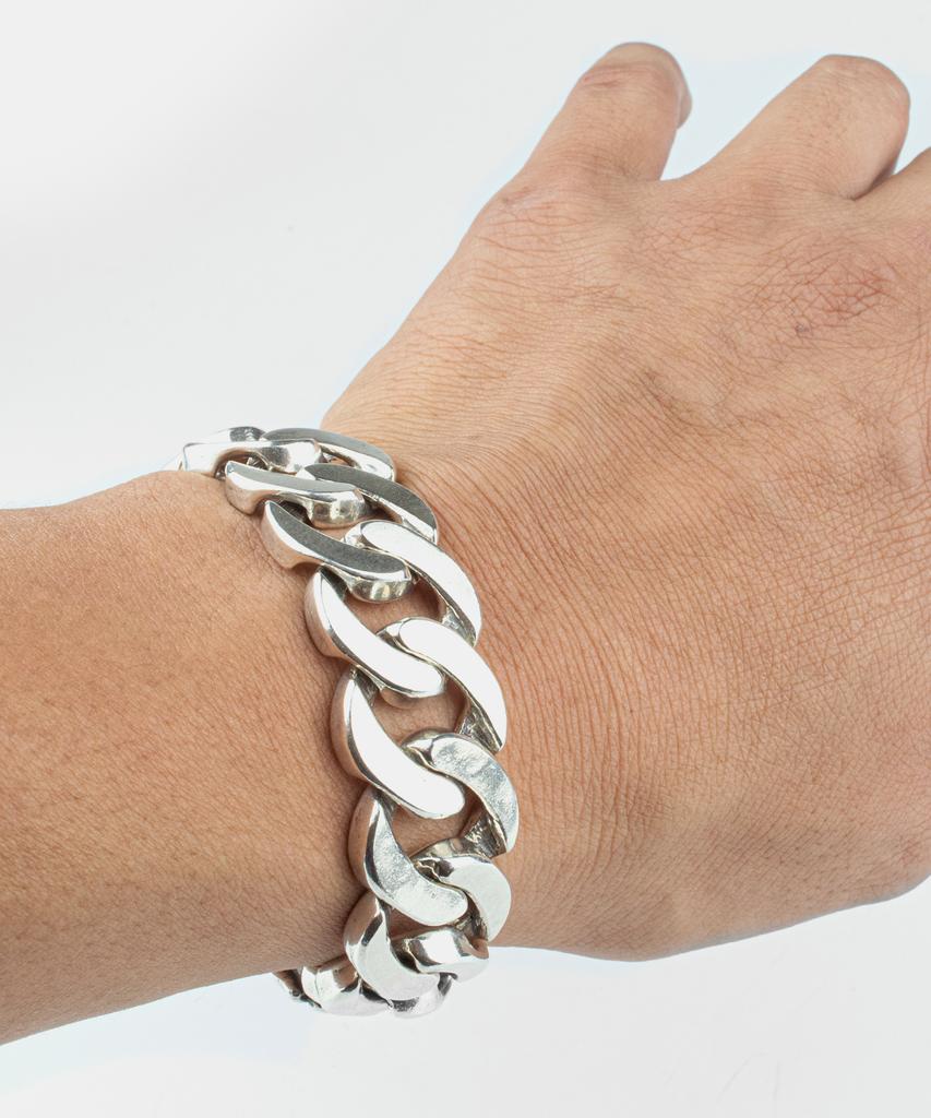 Sheen666 566 Chain Silver Bracelet