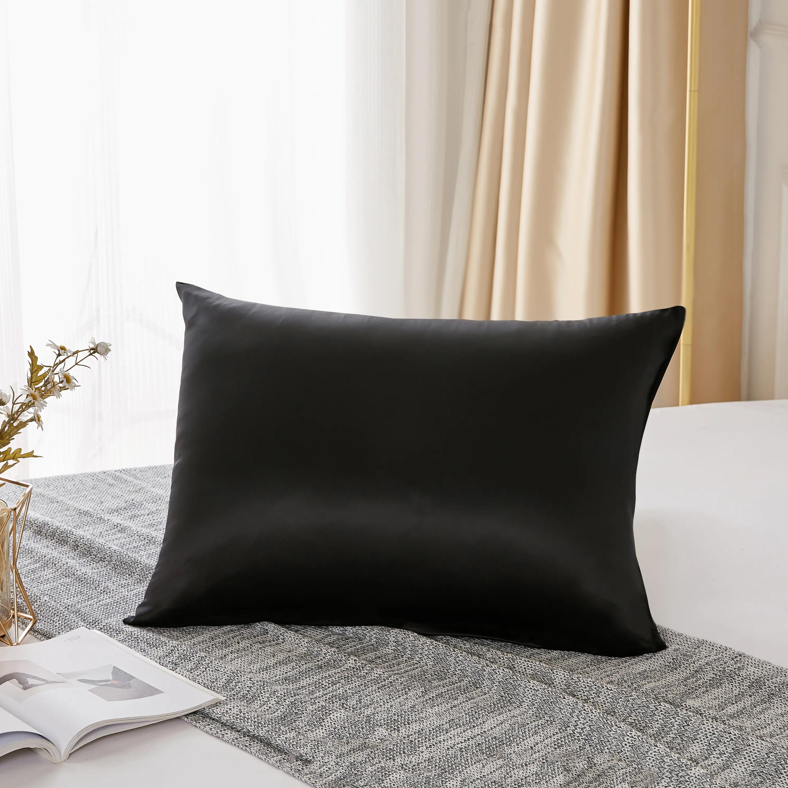 25 Momme 100% Natuurlijk Moerbeizijde Kussensloop, Dubbelzijdig Pure Zijde Kussenhoes Cadeaus voor Vrouwen, Pure Zijde Kussensloop Voor Haar 50x70cm
