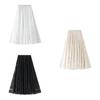 Water Soluble Lace Skirt For Women With Elastic Waist For Autumn Winter Fashion