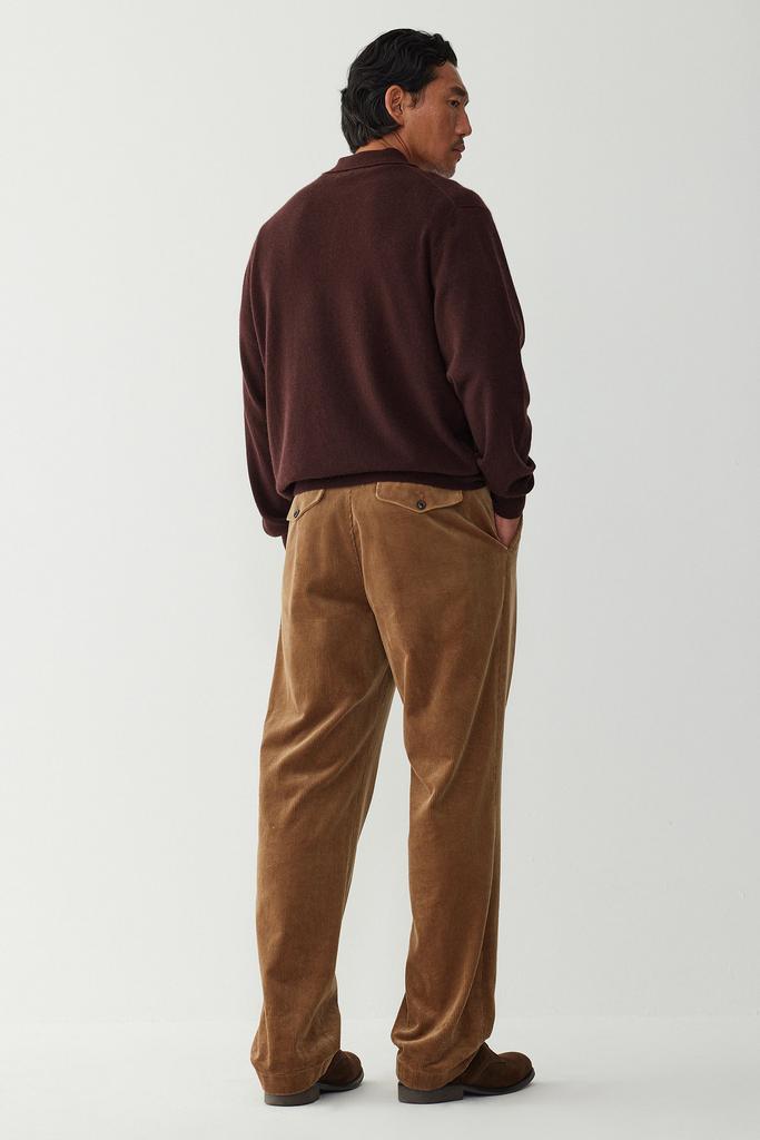 MAN ON THE BOON Corduroy Regular Pants_Beige 4715304008