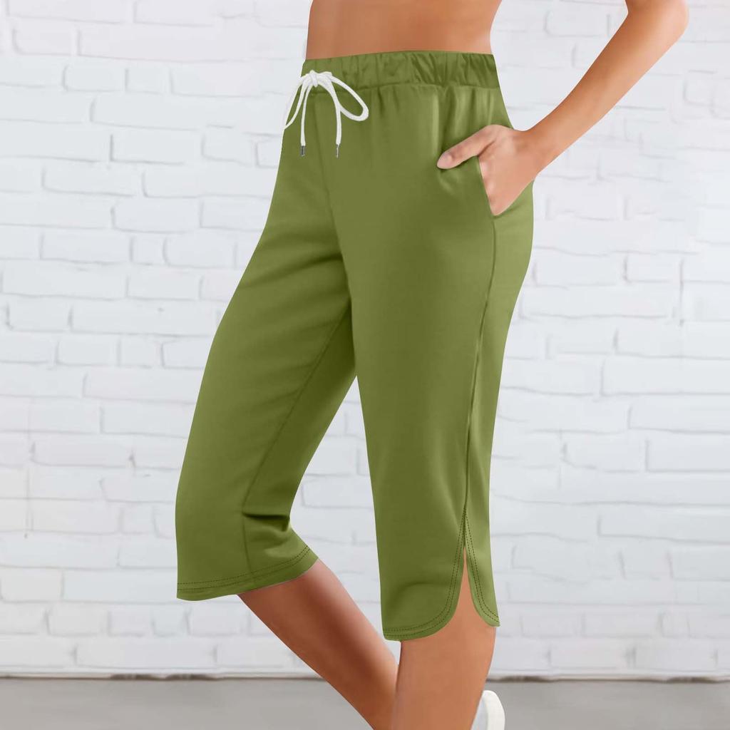 Women's Fashionable And Comfortable Yoga Pants: Slim-Fit, Mid-, 7/8 Length