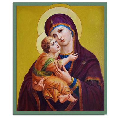 Vergine d'argento primavera Theotokos 5D pittura diamante fai da te religione diamante ricamo