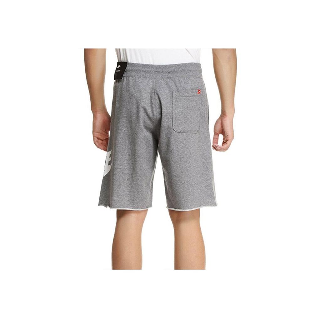 Nike Large Logo Print Drawstring Elastic Loose Mid-Waist Sports Shorts Men Shorts Grey AT5268-063