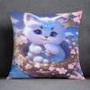 High-value Fox Cat Pillowcase Car Ornaments Office Living Room Sofa Home Pillowcase