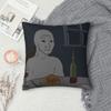 Trendy Home Wojak Memedecor Pillowcase Stuff Pillow Cover Square Multiple Sizes