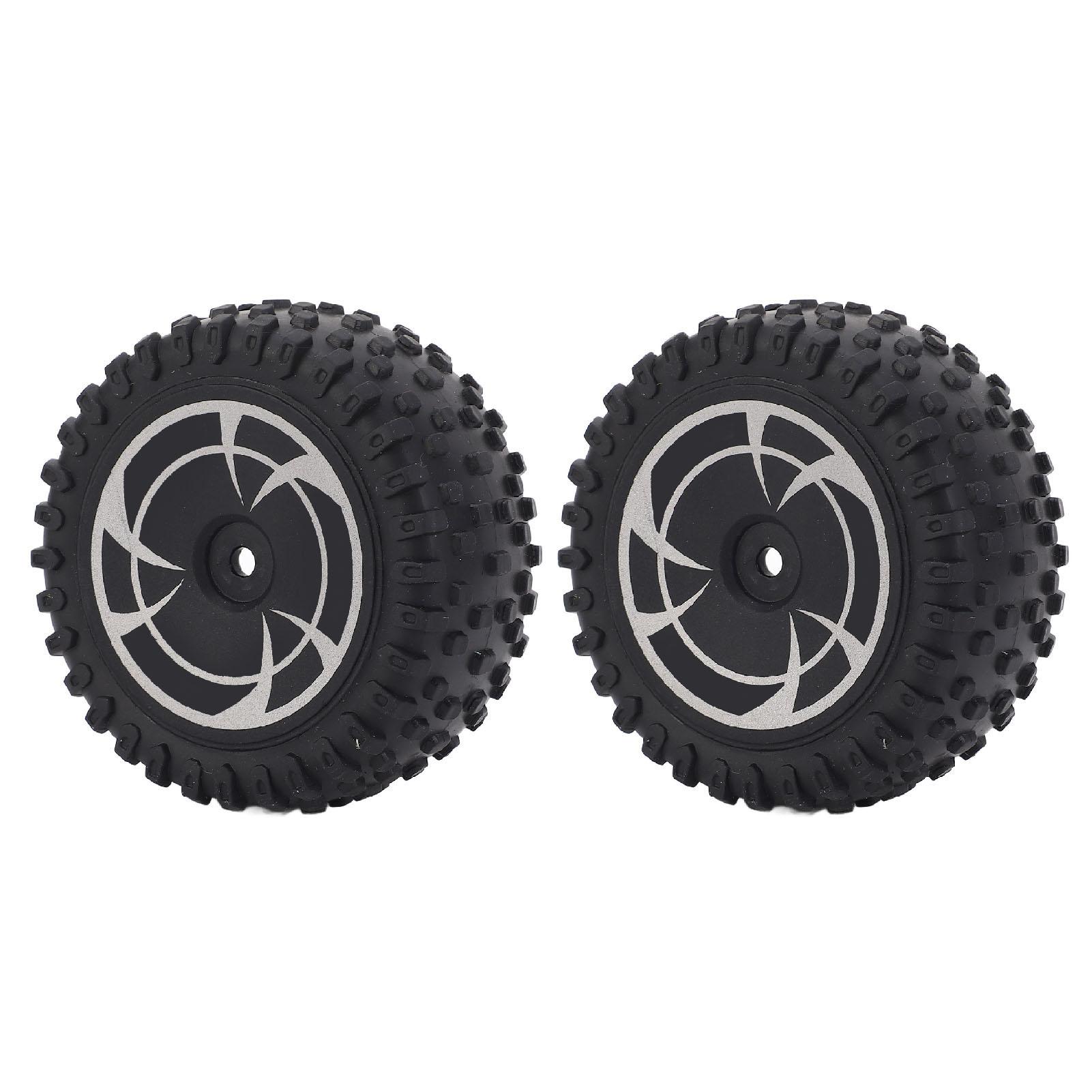 

RC Car Rear Wheels Rubber Tire Tyre Plastic Hub 144016-2989 Replacement Parts Accessories