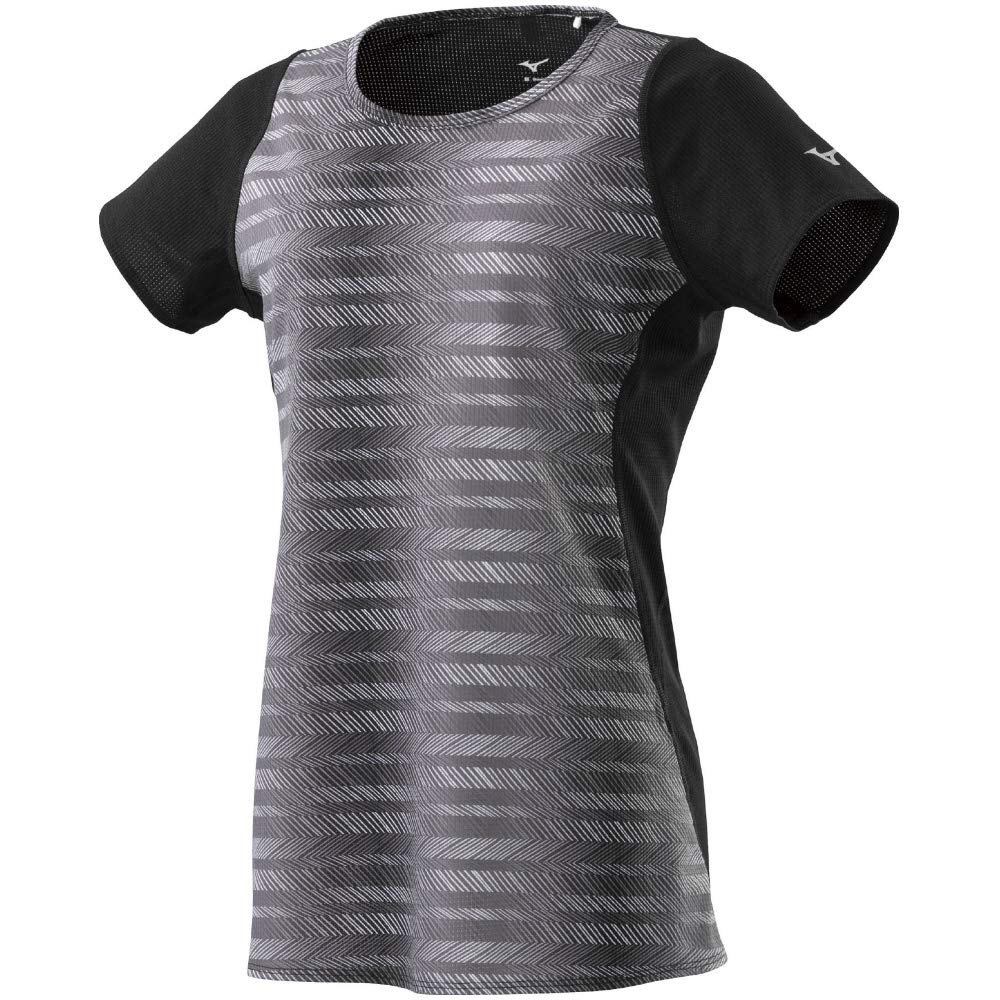 

Mizuno DryAeroflow Running Short Size S to Japanese size T-Shirt, Sleeve, J2MA9211, Women s, Black, (equivalent S) чёрный