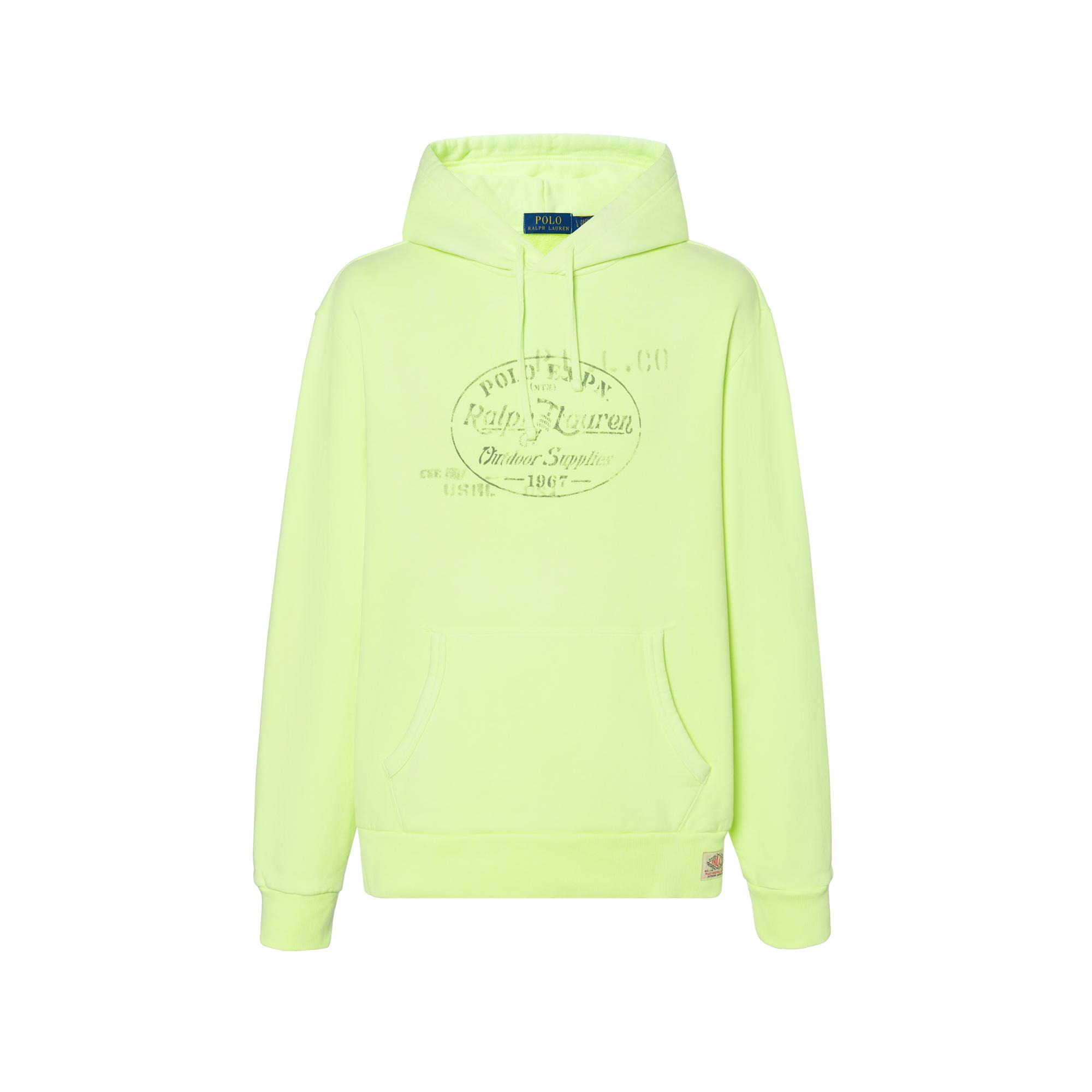 Polo Ralph Lauren SS25 Худи с принтом букв бренда, стиранное, с длинным рукавом, Классическая версия, Мужское худи 710937776-003 S