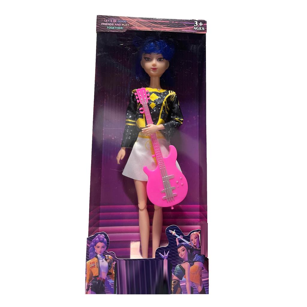 Colecție de figurine păpuși de plastic la modă cu ținute elegante unice și coafuri colorate Cadou perfect pentru copii și creat