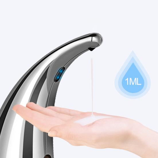 300ML Seifenspender Automatisch Auslaufsicher ABS Auto Flüssigseifenspender für Zuhause