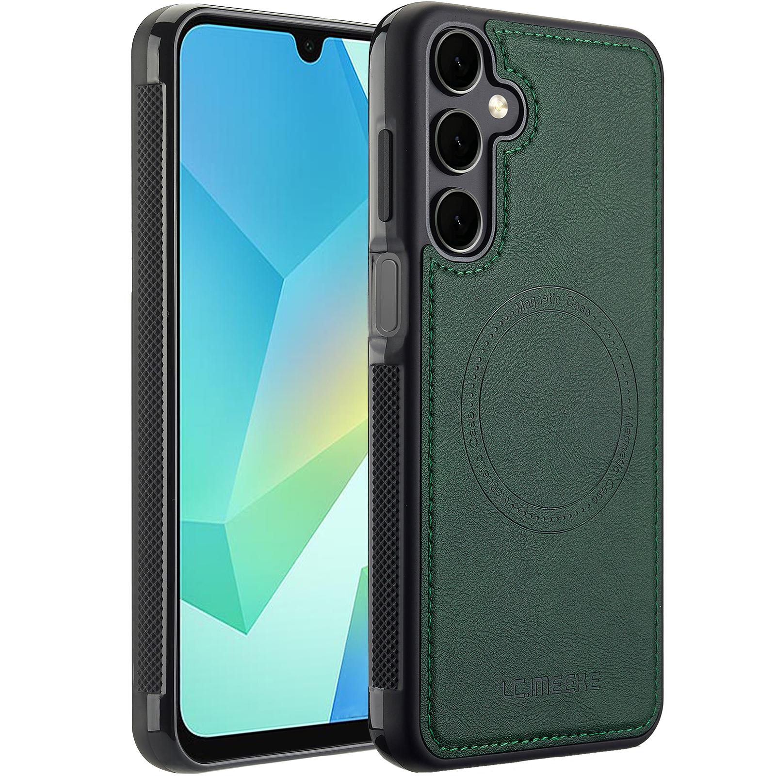 LC.IMEEKE For Samsung Galaxy A17 5G/A17 4G Magnetic Magnetic Case Leather + TPU Back Cover B