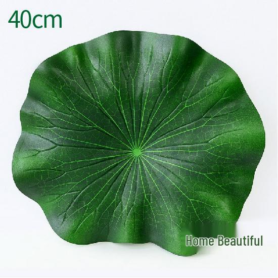 Artificial Lotus Leaf Water Lily for Pond, Fish Tank Decoration, Landscaping, or Buddha Ornaments