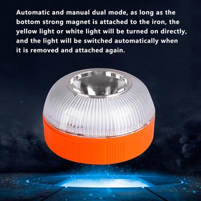 Led Car Emergency Light Flashlight Magnetic Induction Strobe Road Accident Lamp Beacon Safety Accessory