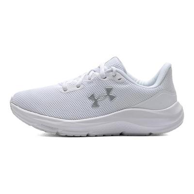 Abrasion Resistant Low Top Running Shoes Women's White Sneakers 3028261-101
