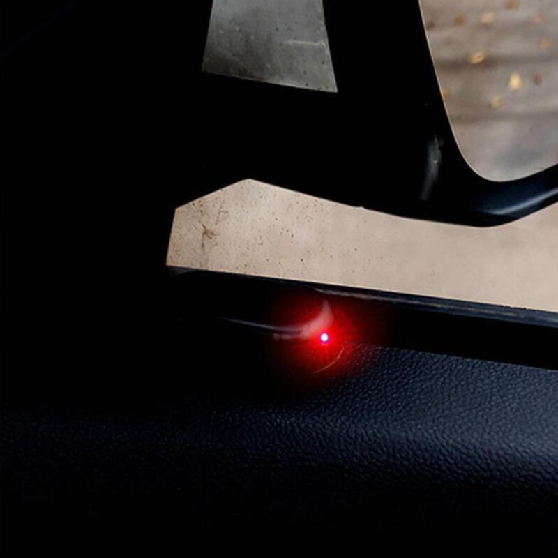 2 STÜCK Auto Solarenergie Simulierter Dummy-Alarm Warnung Diebstahlschutz LED Blinkende Sicherheitsleuchte Fake-Lampe