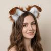 Tier Hund Ohren Stirnband Flauschig Lolita Ohren Kopfschmuck Party Kostüm Requisite Haar Accessoires Kinder