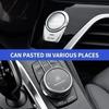 Car Emblem Logo Decorative Stickers Badge Decal Interior Styling For Mercedes Benz AMG A B C E S class GLA GLC CLA GLK GLE