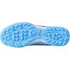 Li Ning Kids PU Jin Series TF Stud Comfortable Velcro Non-Slip Breathable Low-Top Soccer Shoes Kids Soccer Shoes Xinjiang-Blue YKGU022-9