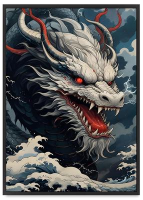 Poster In a Frame Chinese Dragon