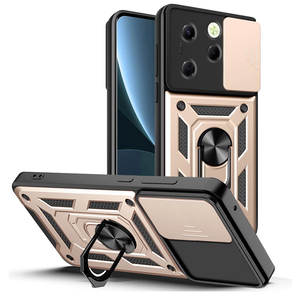 

Защитный чехол для камеры Infinix Hot 40 Pro 40i 30 30i Hot 20 Play 12 11S NFC INFINIX Zero 30 5G Armor Hybrid Ring, задняя крышка Infinix Hot 40 Pro золотой