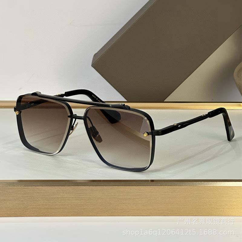 ANDITAGG sunglasses trendy men trimmed lenses UV protection sunglasses heavy industry glasses fashion mach six