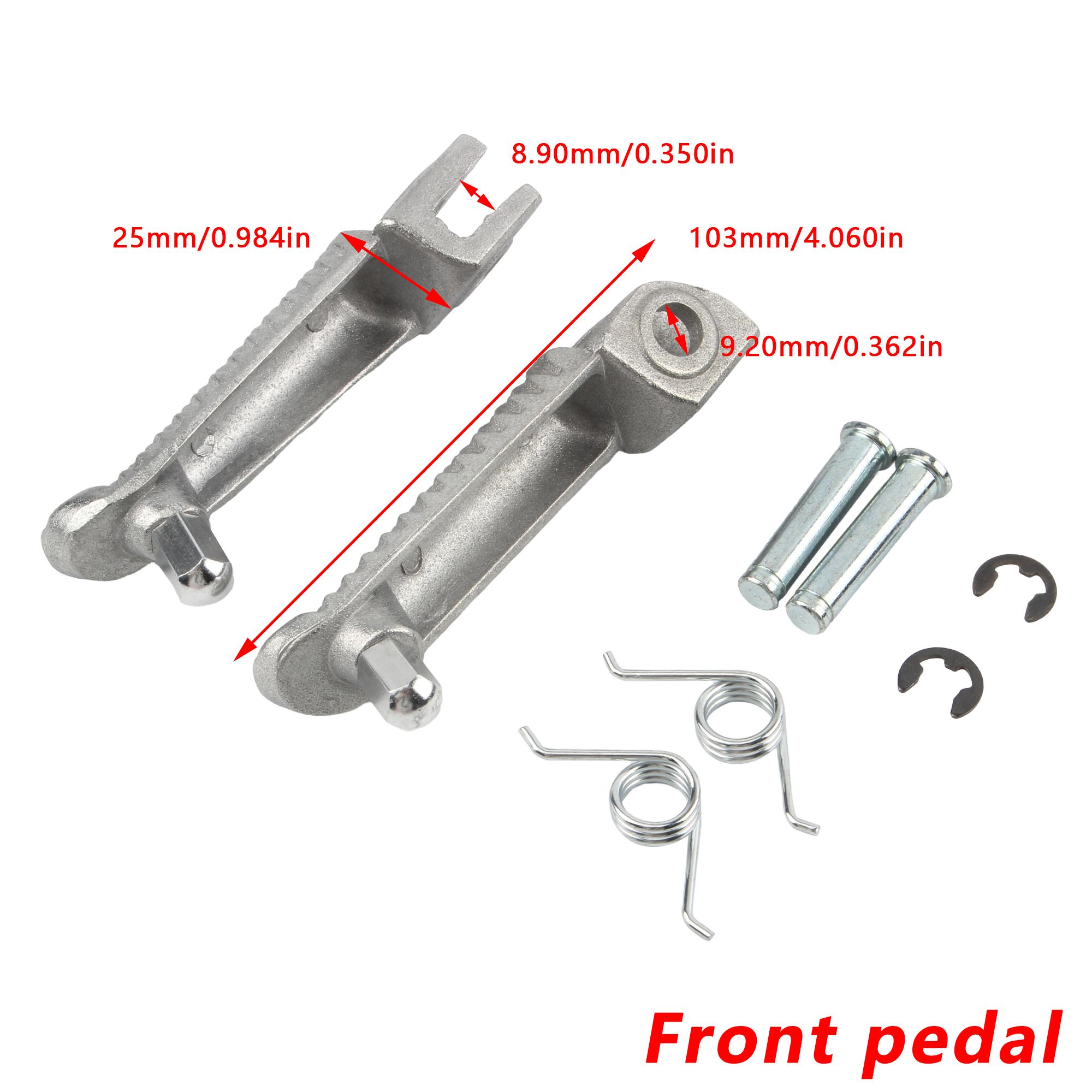 Motorcycle Front Footrest Foot Rear Peg  Aluminum Foot Rests Pedal for YAMAHA YZF R1 R6 R125 R25 R3 MT125 MT03 MT09 MT10 MT07 Front