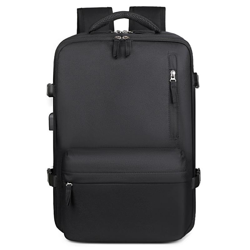 Backpack with Large Capacity, High-end Feel, Expandable Business Backpack, Multi-functional Luggage, Casual Backbag with Shoe Compartment