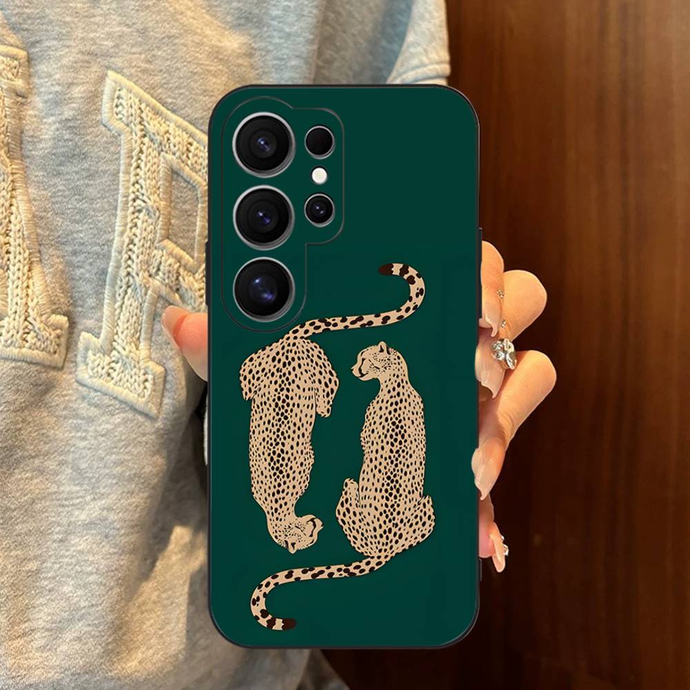 Colorful Abstract Tiger Leopard Snake Tropical Phone Case For Samsung S 24 Fe 25 Ultra Plus 20 Lite 21 30 22 23 24 22 Ultra 5G