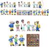 Charming 12pcs Cartoon Fireman Sam Mini Models For Enthusiastic Collectors And Decorators