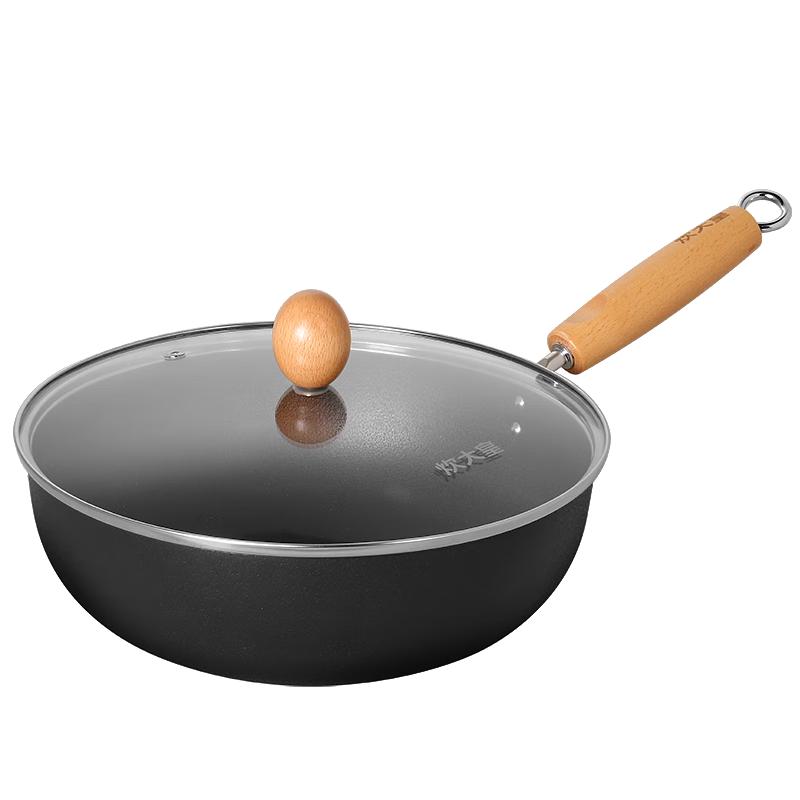 

Chui Da Huang 26cm Uncoated Wrought Iron Stir-Fry Wok