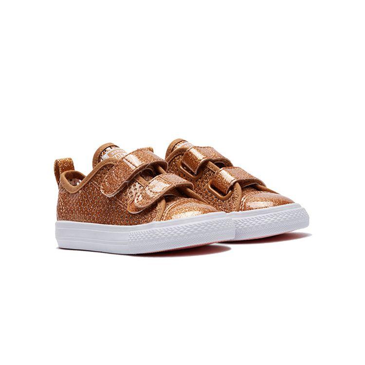 Converse Chuck Taylor All Star Pacific Lights Comfortable Casual Low Top Walker Shoes Baby sneaker Copper 764279C