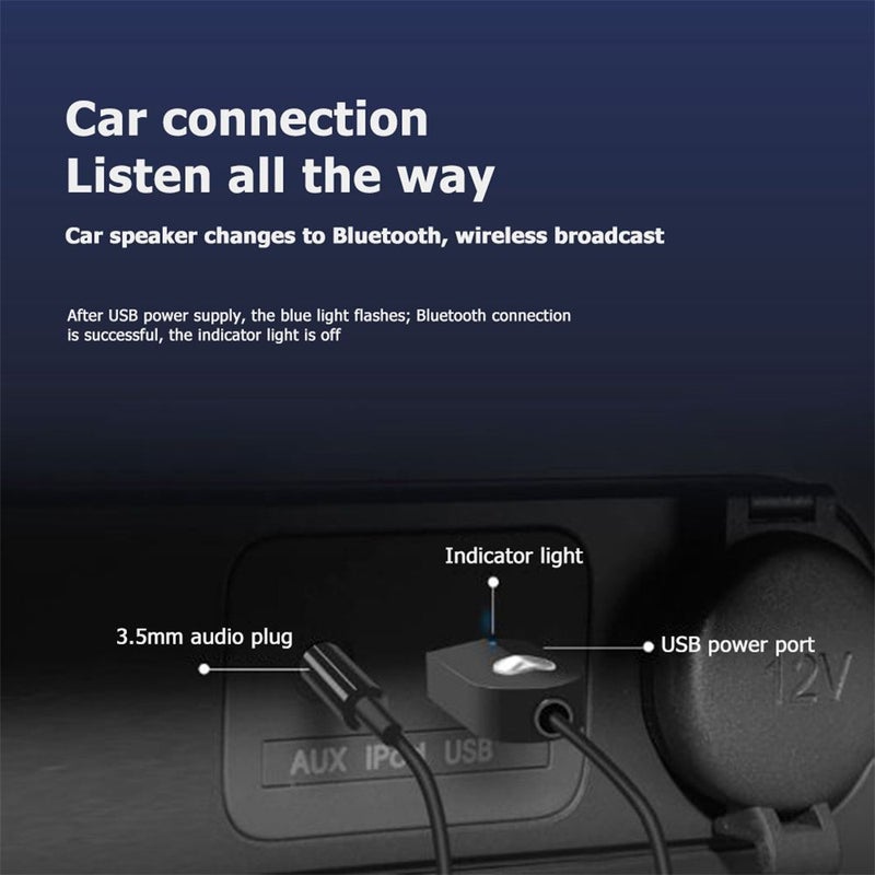 USB Bluetooth Adapters/Dongles Bluetooth 5.0 Audio Receiver Safe Driving Handsfree Music 3.5Mm Usb Adapters For Tv Pc Car Wireless Transmitter Hfpa2dp