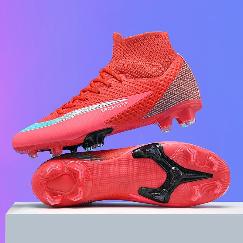 Adults Children Outdoor Turf Sports Training Games Football Shoes Men's and Women's Long Broken Nails