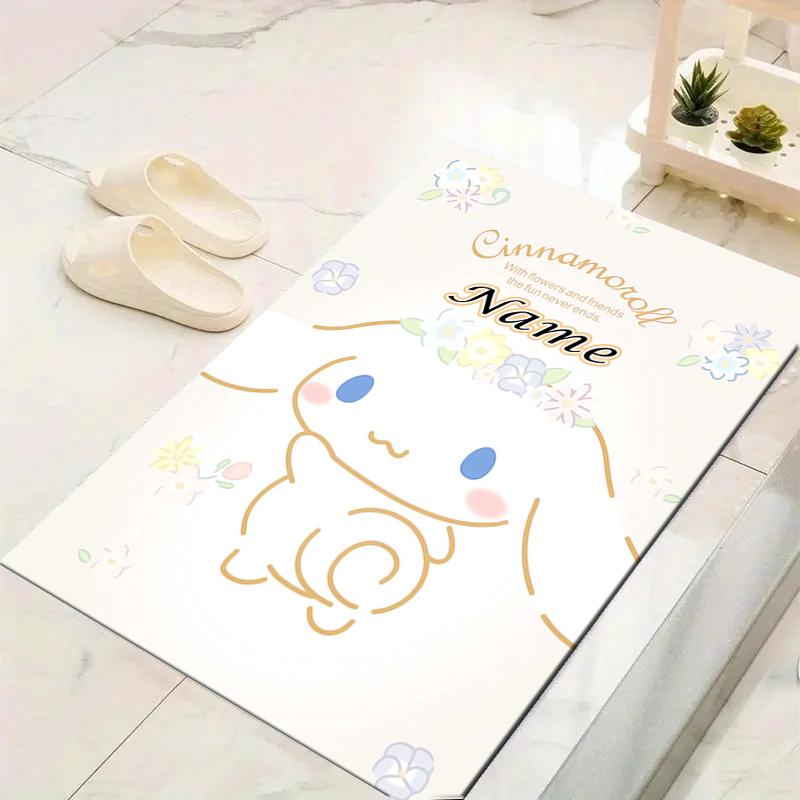 Custom 1Pc Cute Bunny Friends Adventure Rug Office Carpet Indoor Outdoor Entrance Doormat Nonslip Soft And Comfortable Living Room D491521