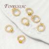 4mm Crimp End Bead Accessories 18K Gold Plated Clam Shell Bead Tip,Crimp Ends,Ball Chain Connectors,DIY Jewelry Making Supplies